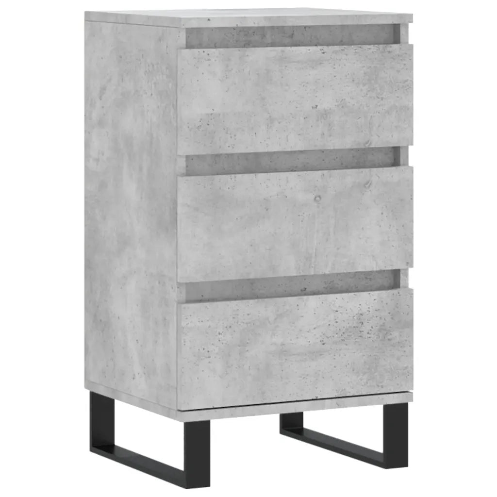 Credenza | Madia | Buffet da pranzo | Armadio da pranzo Grigio Cemento 40x35x70 cm in Legno Multistrato