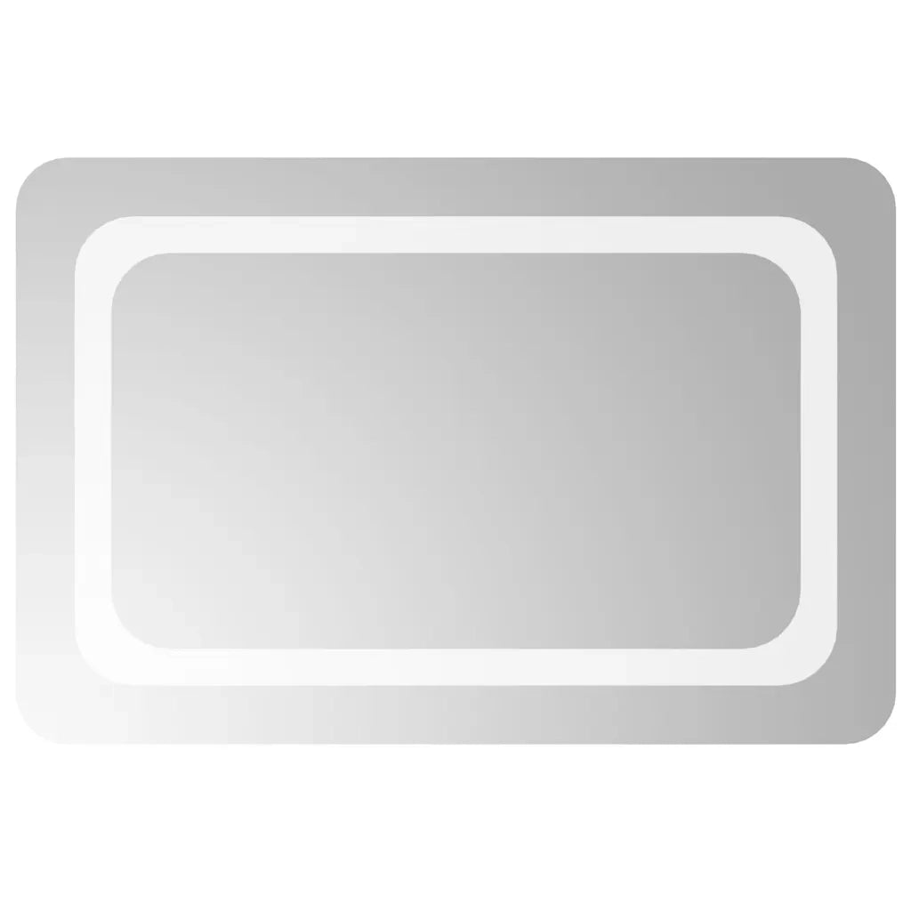 Specchio da Bagno con Luci LED 60x40 cm 151782