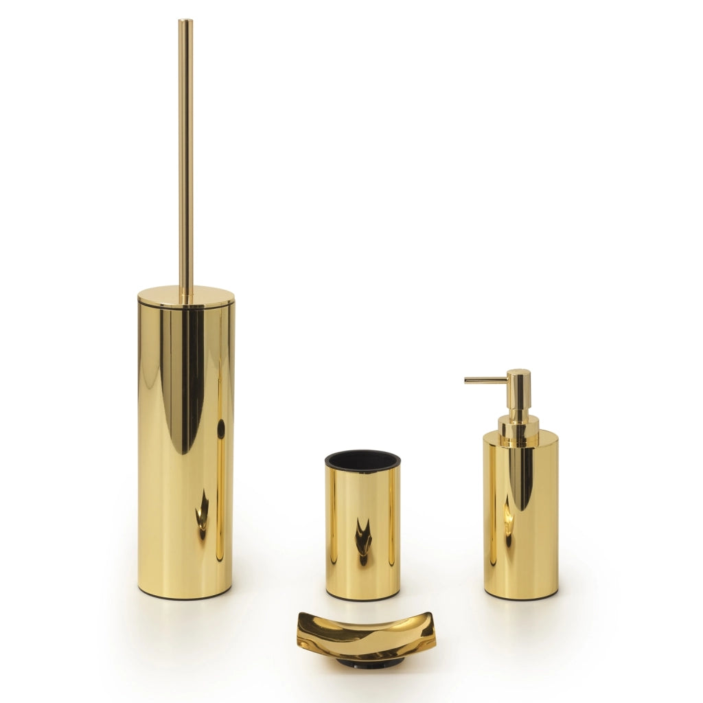 PORTASAPONE ELETTRA 11X8XH2CM INOX COLOR ORO.
