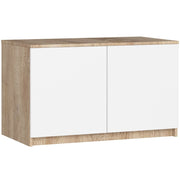 Sopralzo per armadio AKORD S90 Sonoma Quercia 90 cm 2 ante inserto frontale Bianco 90x51x55 cm