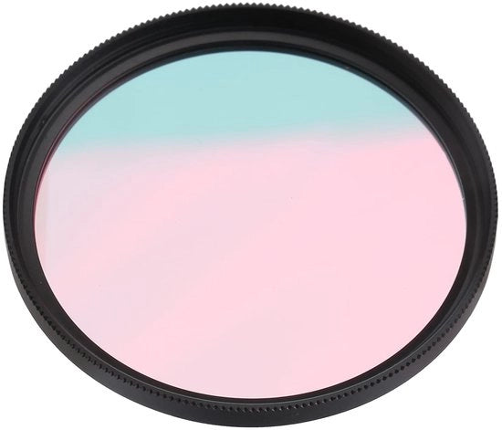 Filtro UV a lenti infrarosso per fotocamera - vetro ottico - lega di alluminio - 52mm - nero