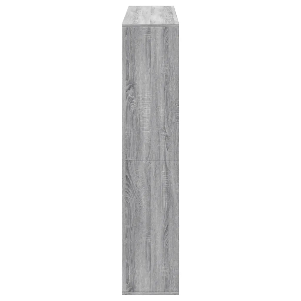 Libreria Grigio Sonoma 137,5x29x137,5 cm in Legno Multistrato 3310294