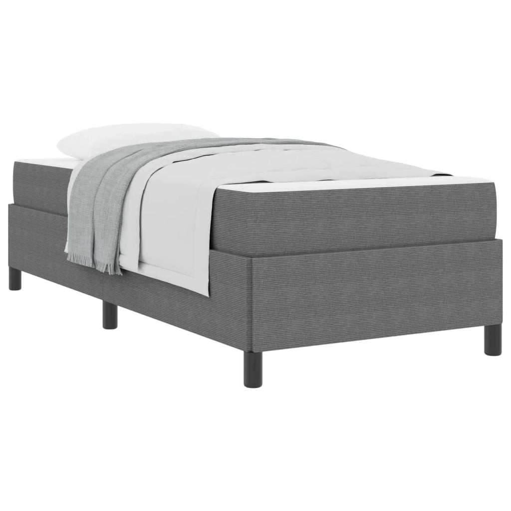 Letto singolo | Letto per adulti | Struttura del letto Grigio chiaro 100 x 200 cm Tessuto