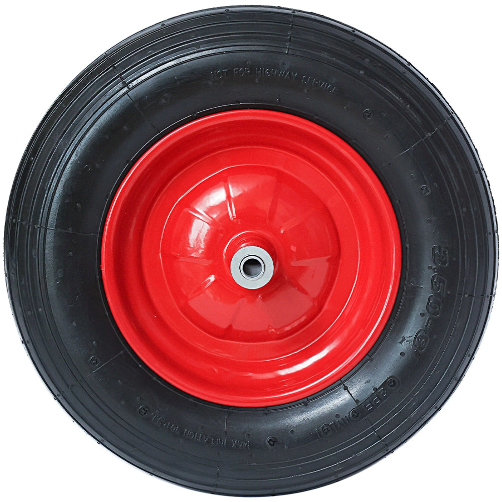 Ruota Pneumatica per Carriola 38cm Gomma 3.50-8 Modello Vespa Peso Massimo 180kg