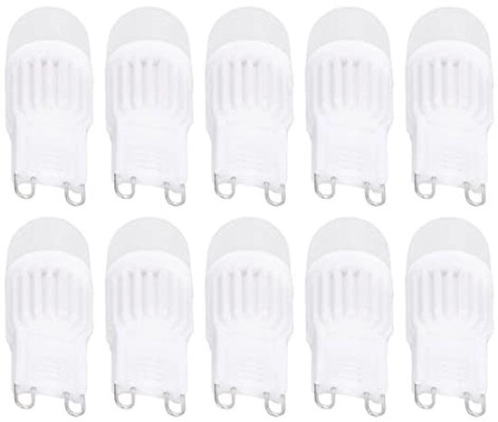 Lampada LED Dimmabile 2W 500lm - Lampada G9 - Efficace in termini di energia - Colore della luce Bianco caldo/Bianco freddo - Materiale Keramico/PC - Durata 50000 ore - Lampada a incandescenza equivalente