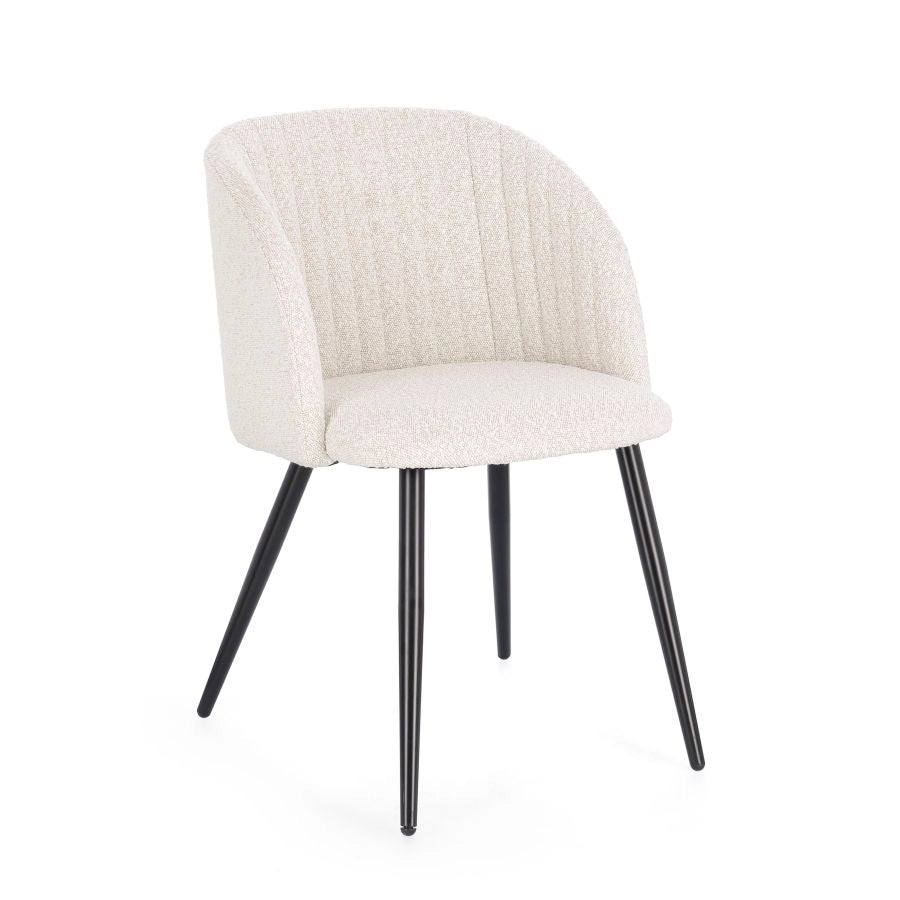 SEDIA DA INTERNO AVORIO QUEEN  DI BIZZOTTO