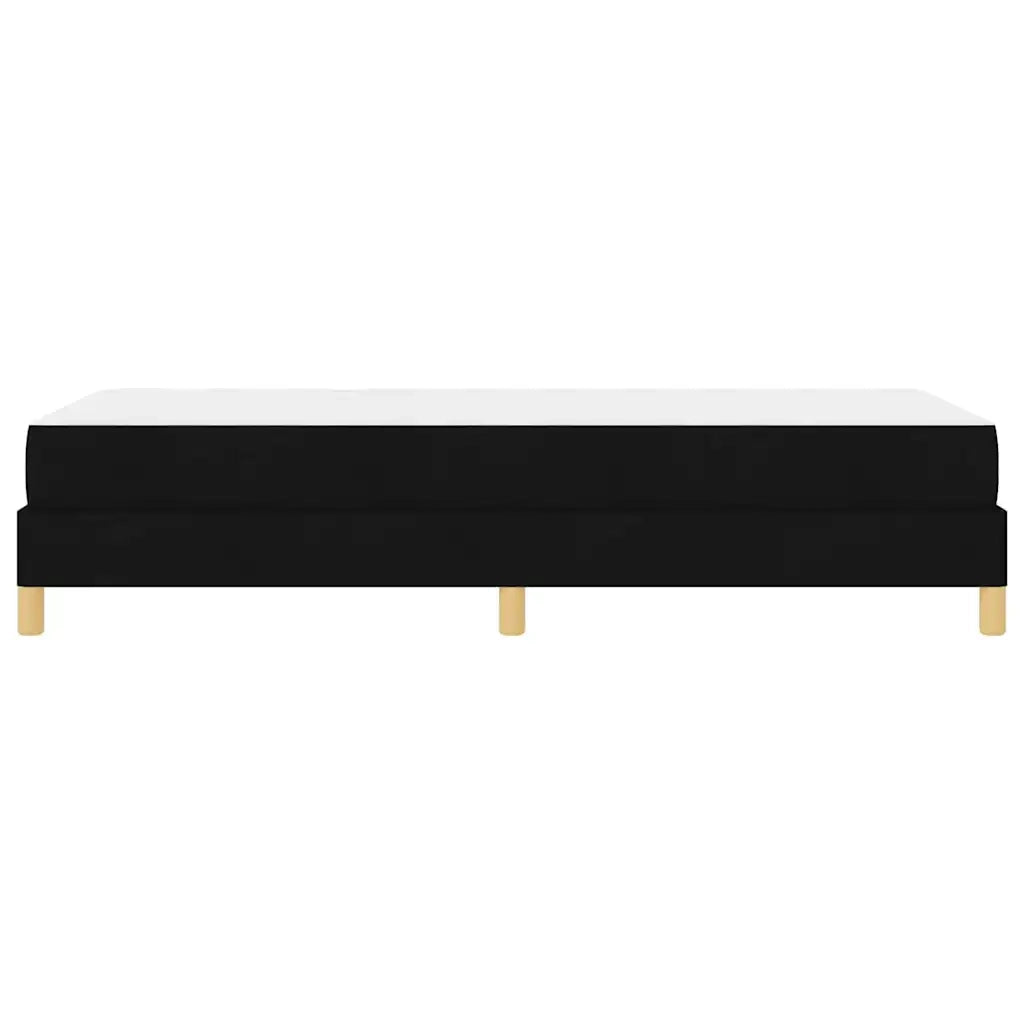 Letto a molle con materasso Nero 90 x 200 cm Tessuto 3398537