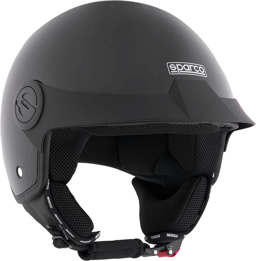 Casco Demi-Jet con Peak per moto Sparco con calotta in ABS Taglia L