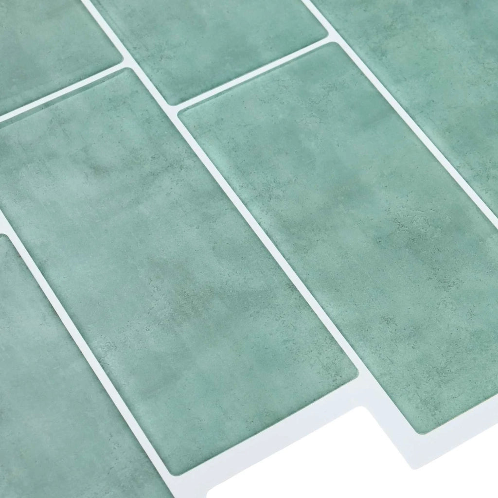 Piastrella subway 10 pcs Grigio Verde 29 x 21 cm 42046150