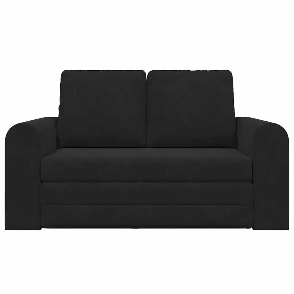 Divano letto | Sof¨¤ letto | Letto singolo Nero 148 x 71 x 83 cm Velluto