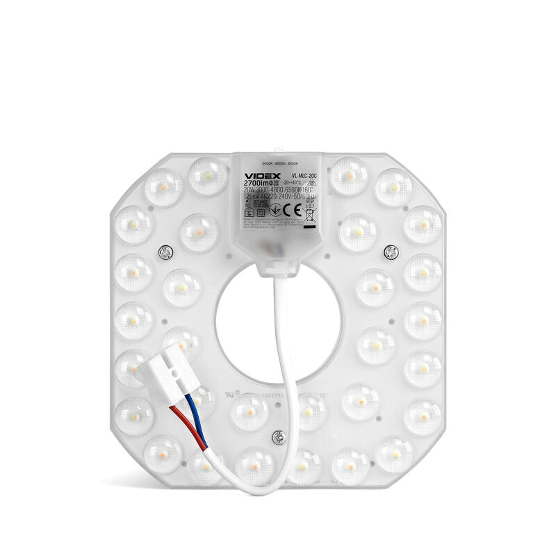 Videx modulo LED 20W 2700lm CCT 3000-6500K morsetti