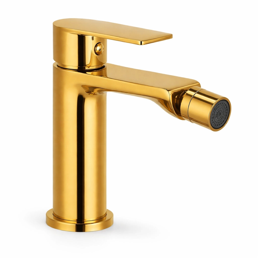 Miscelatore Rubinetto Oro Opaco Monocomando Ottone Aeratore Orientabile 94013