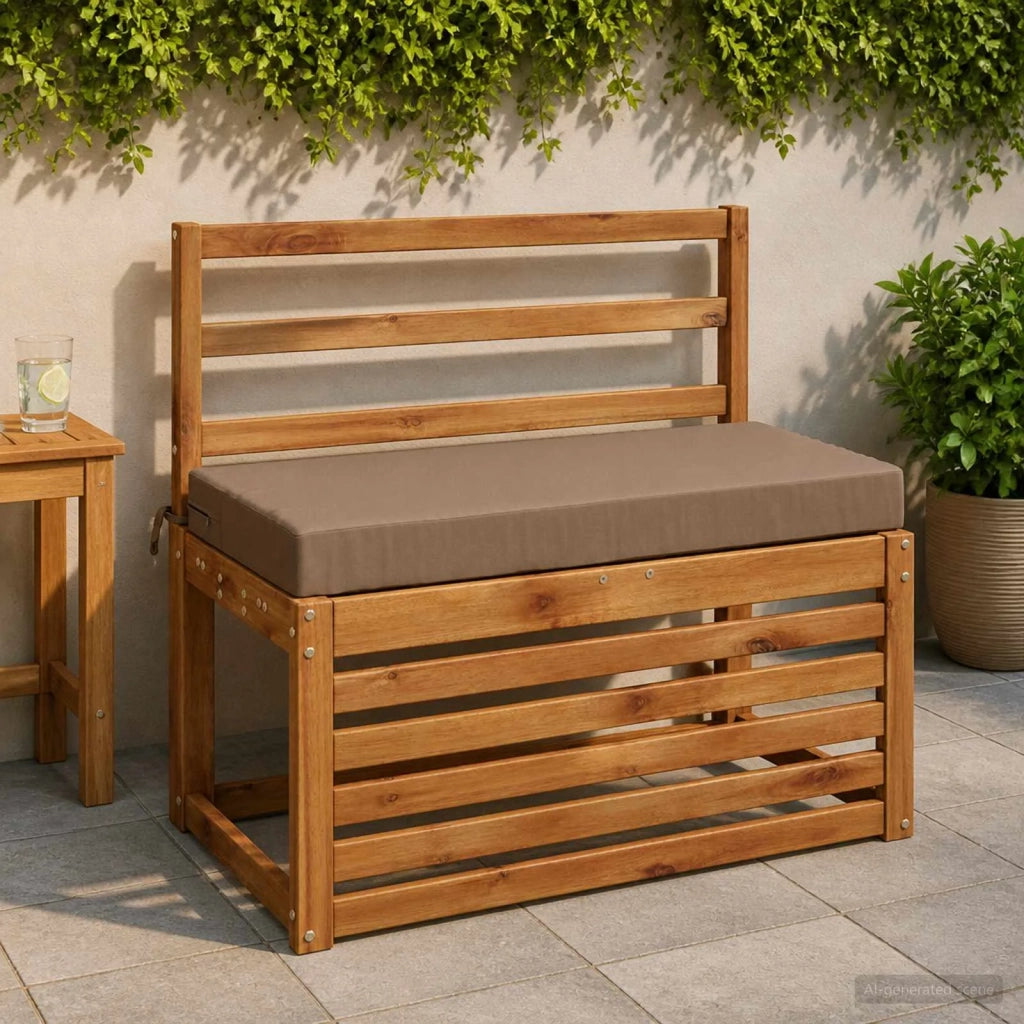 Cuscino per panchina SOEST 100% Poliestere Tortora 949490
