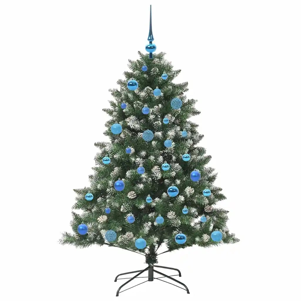 Albero di Natale | Decorazioni natalizie artificiale con 150 LED Verde 150 cm