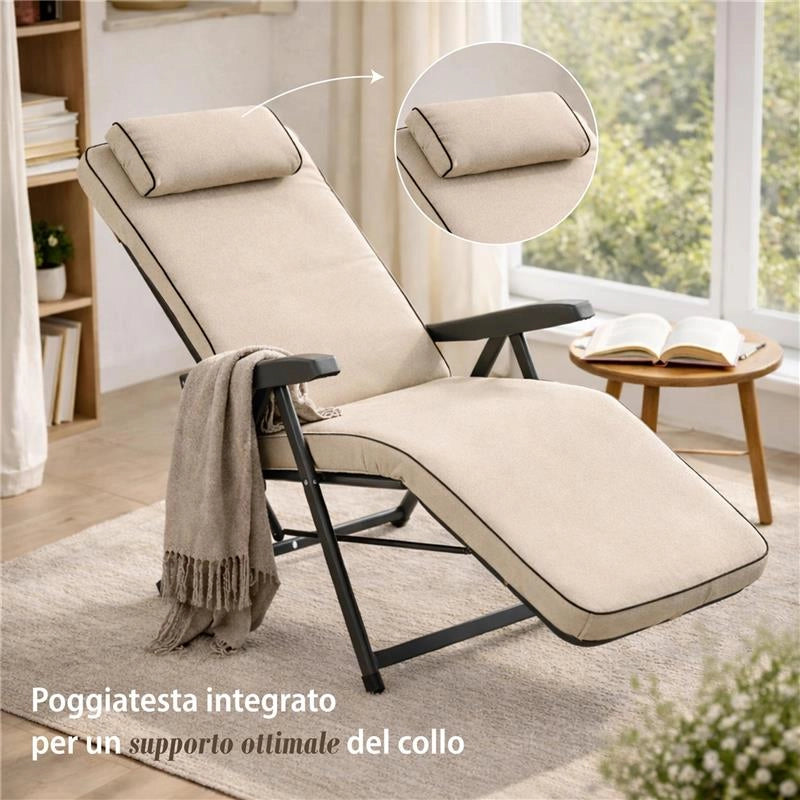 MAURY'S SDRAIO ROMA AUTOMATICA CON CUSCINO E POGGIATESTA EXTRACONFROT  COLORE SABBIA