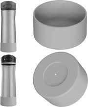 Hoes in silicone - Antiscivolo - Antislip - Grigio - Protezione - Compatibile con Contigo Jackson Chill 2.0 20oz/24oz, Cortland 24oz (2 Pack)