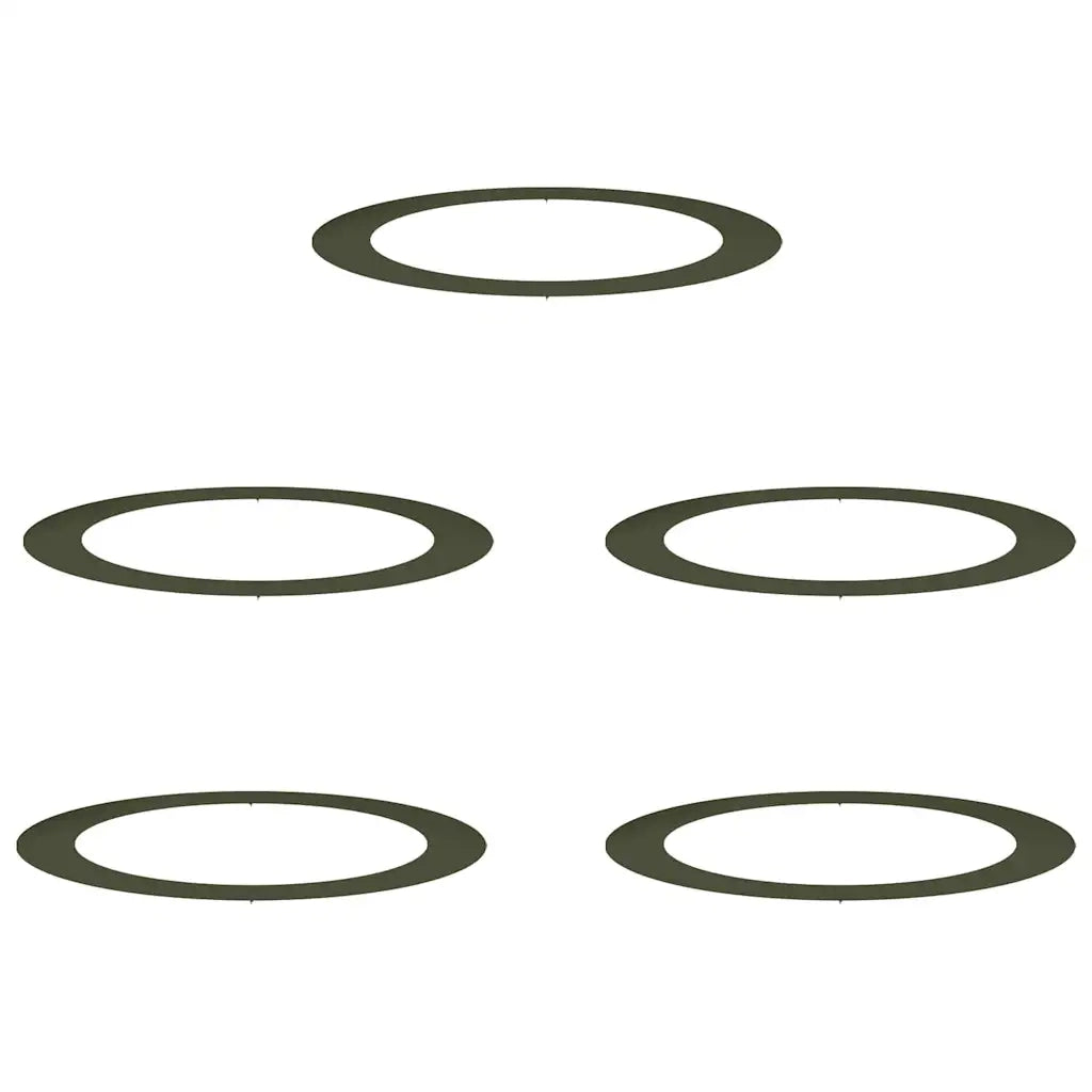 adatto per Anelli d'Albero Piatto 5 pz Oliver verde ?90 / 120 cm CFW8286852
