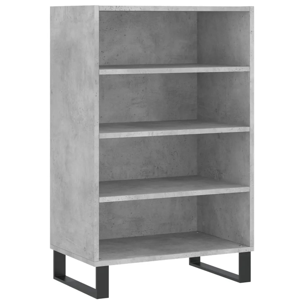 Credenza | Madia | Buffet da pranzo | Armadio da pranzo Grigio Cemento 57x35x90 cm in Legno Multistrato