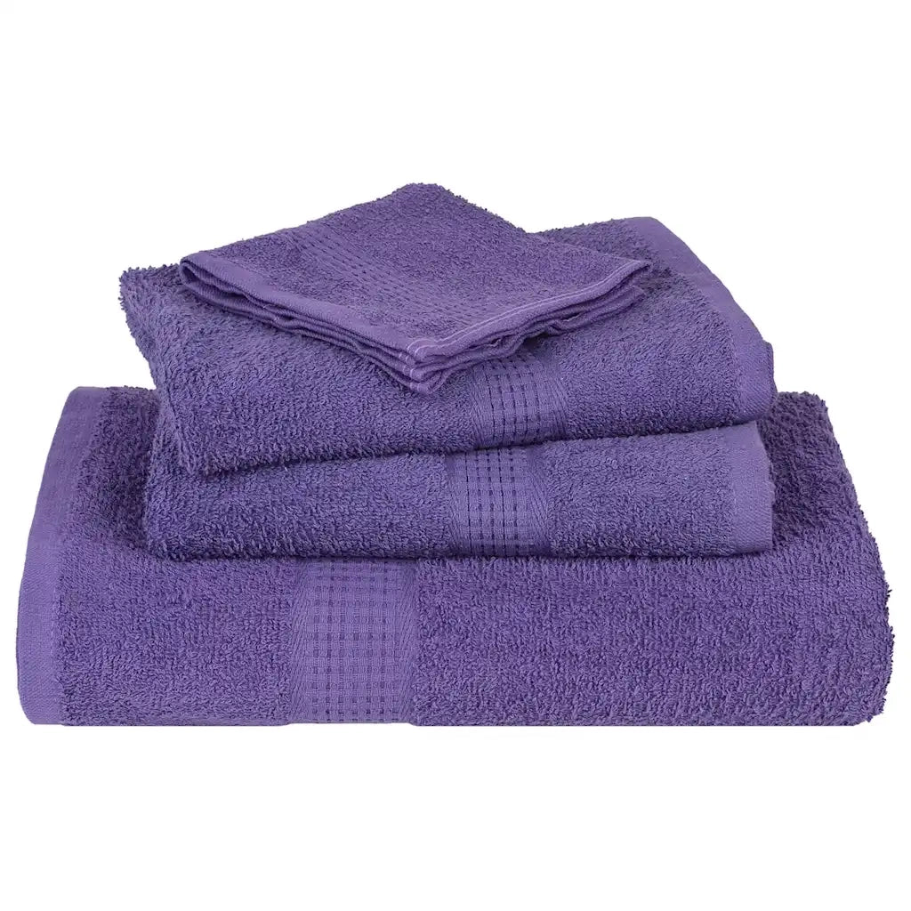 Asciugamani da bagno FROGN 4 pz Viola 100x150 cm 360 g/m² 136885
