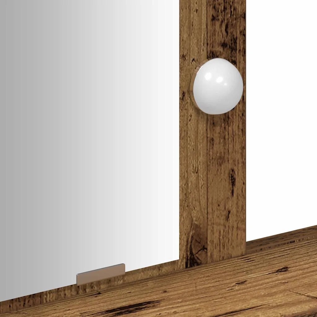 Toeletta | Tavolo da Trucco Marrone 79 x 41 x 140 cm Legno multistrato