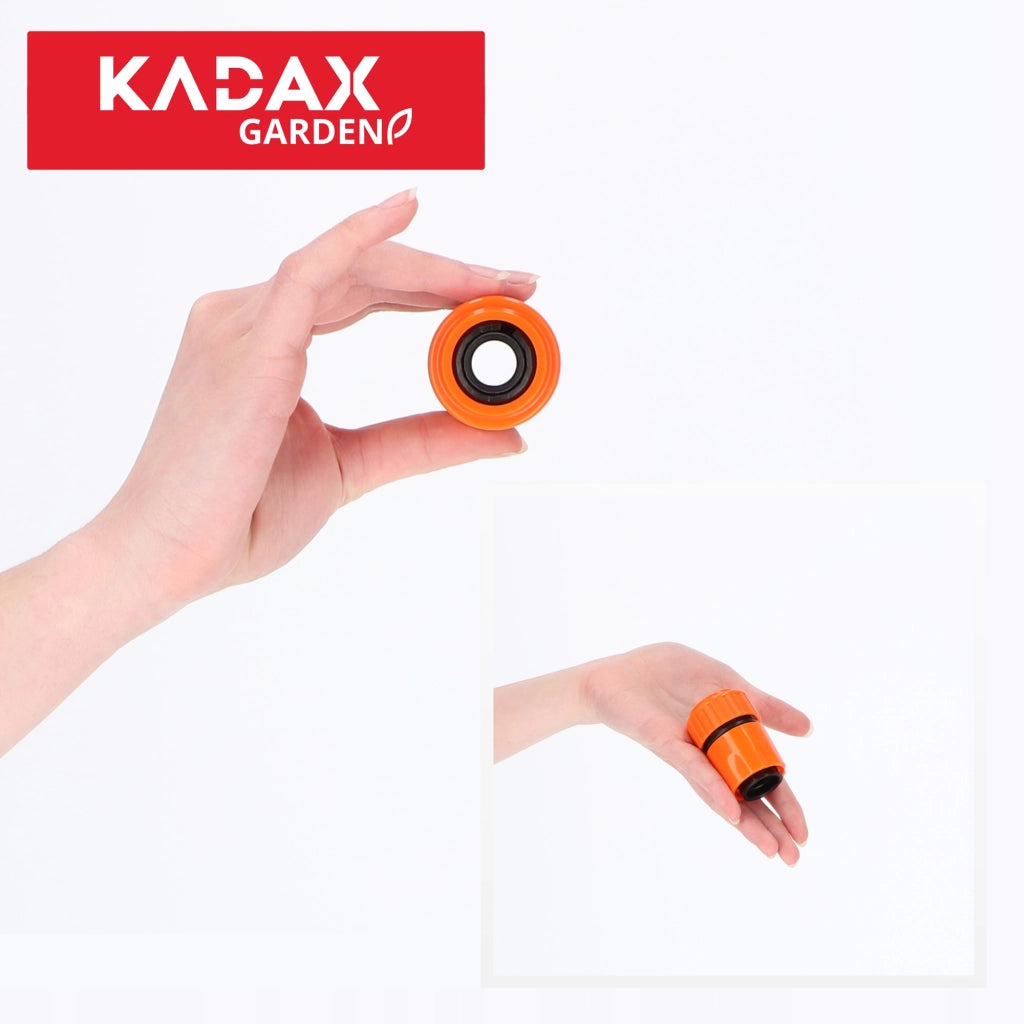 Connettore rapido KADAX da 3/4 di pollice per tubo da giardino, robusto.
