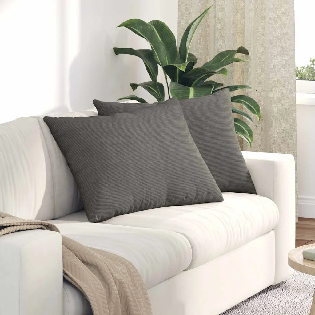 Cuscini da Divano 2 pz | Cuscini per sedie Grigio chiaro 70 x 50 cm