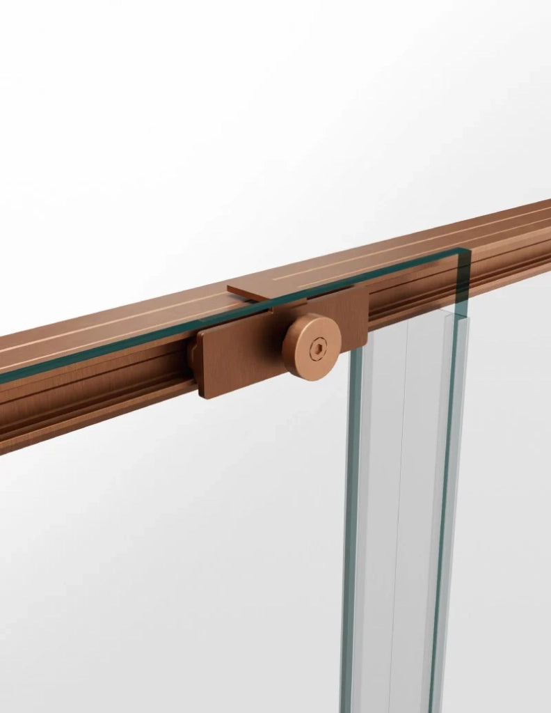 Box doccia ABANTE (TWENTY) 1+1 con lato fisso laterale 135x70 cm Rame