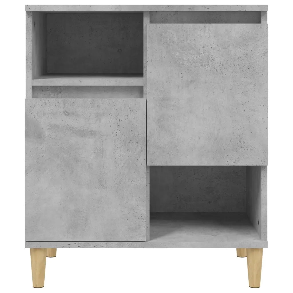 Credenza-Buffet-Armadio da cucina Grigio Cemento 60x35x70 cm in Legno Multistrato 655346