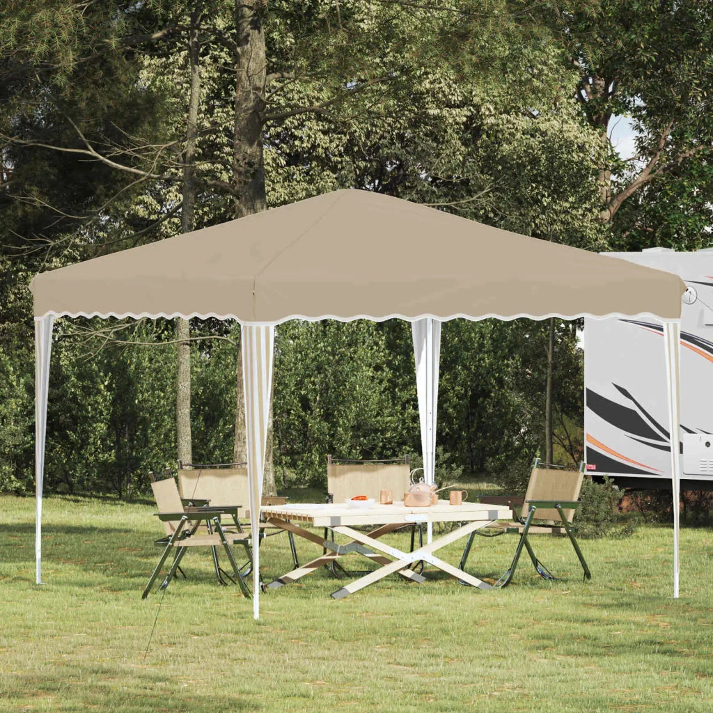 Tenda per feste a pop-up-Gazebo Crema 288 x 288 x 245 cm 309668