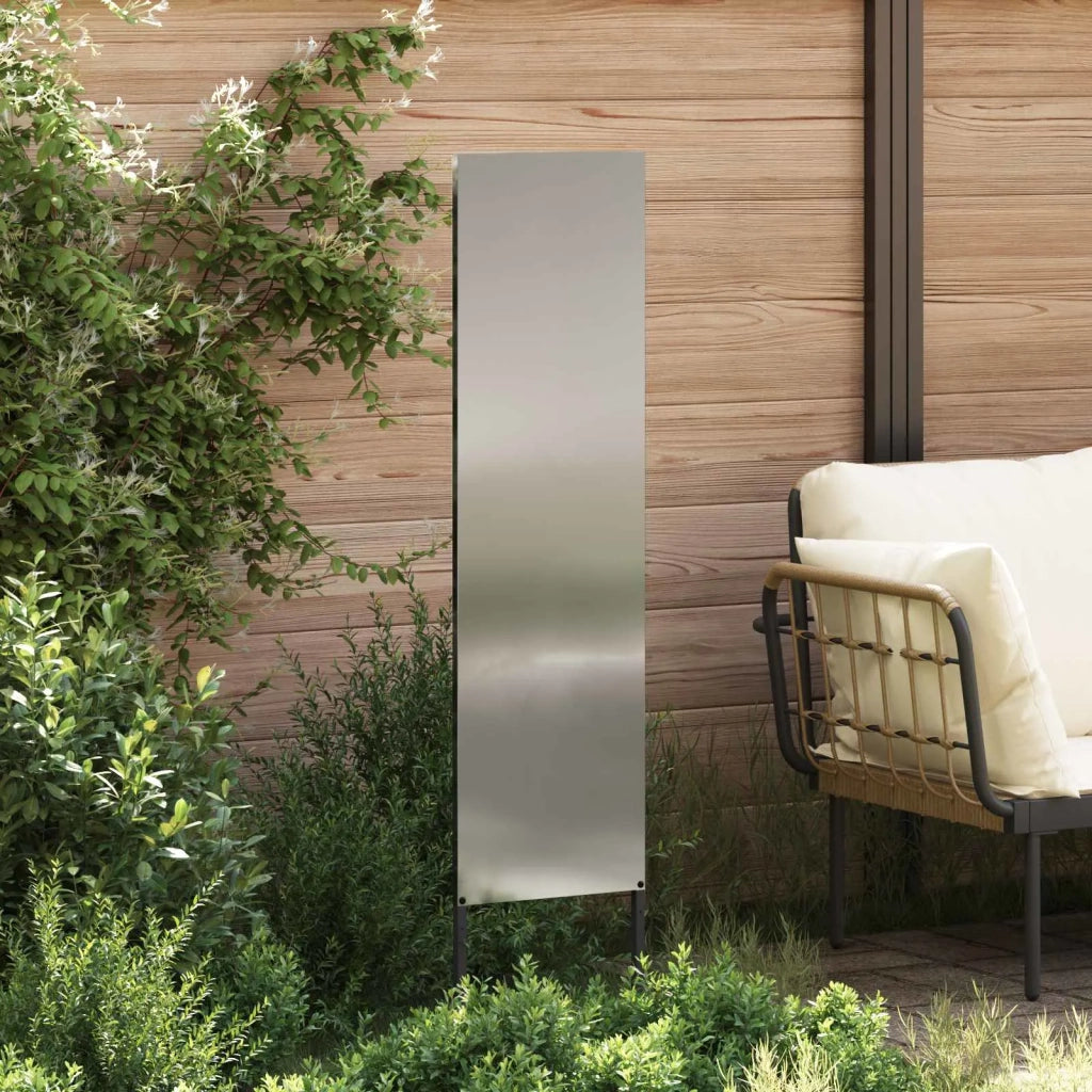 Schermo per privacy in giardino Traforo Argento 32 x 140 cm 876222