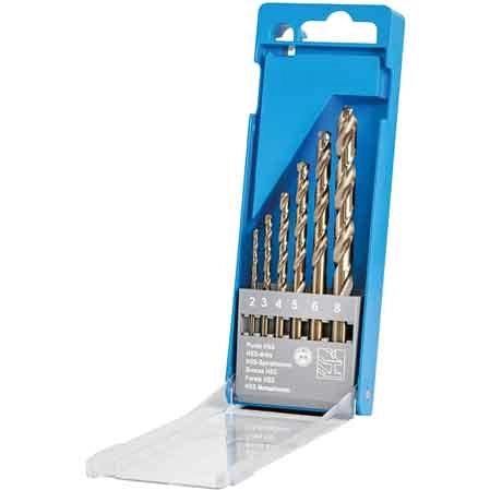 SERIE PUNTE 'HSS COBALTO 5%' IN ASTUCCIO KRINO 10 pezzi - 1÷10 mm x 1 - KRINO