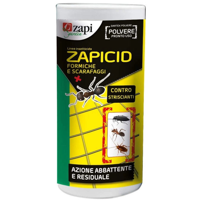 Zapi Zapicid Insetticida in Polvere Formiche e Scarafaggi Pronto Uso 750 g Presidio Medico Chirurgico