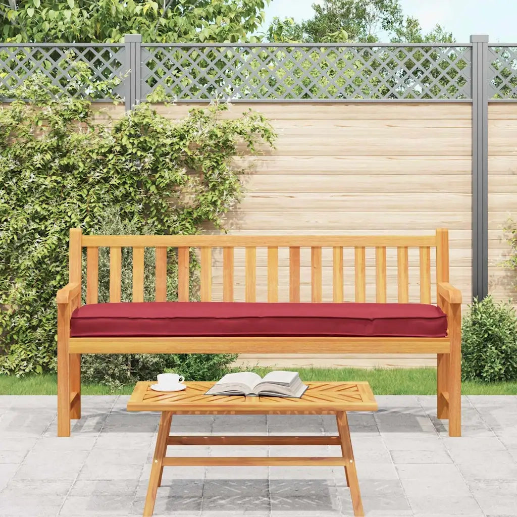 Cuscino per pallet Rosso Vino 180 x 40 x 8 cm Tessuto Oxford 42001674