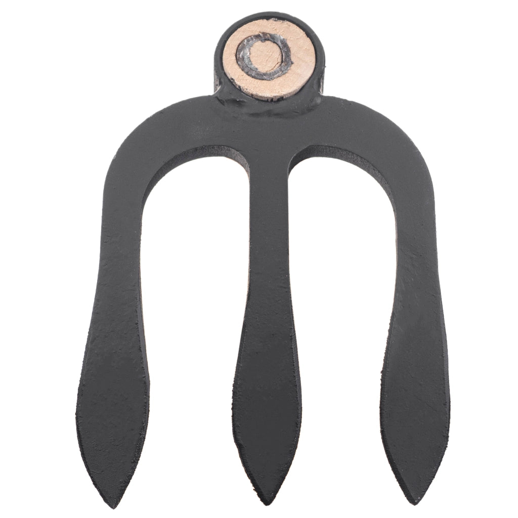 Zappa da giardino forgiata KADAX da 12 cm per diserbo, in acciaio di alta qualità, senza manico.