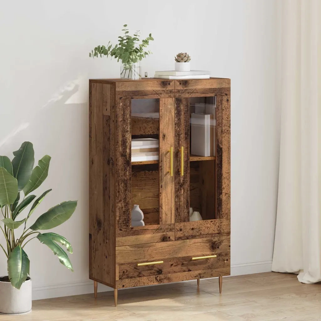 Credenza | Madia | Buffet da pranzo | Armadio da pranzo con cassetto Legno vecchio 69,5 x 31 x 115 cm