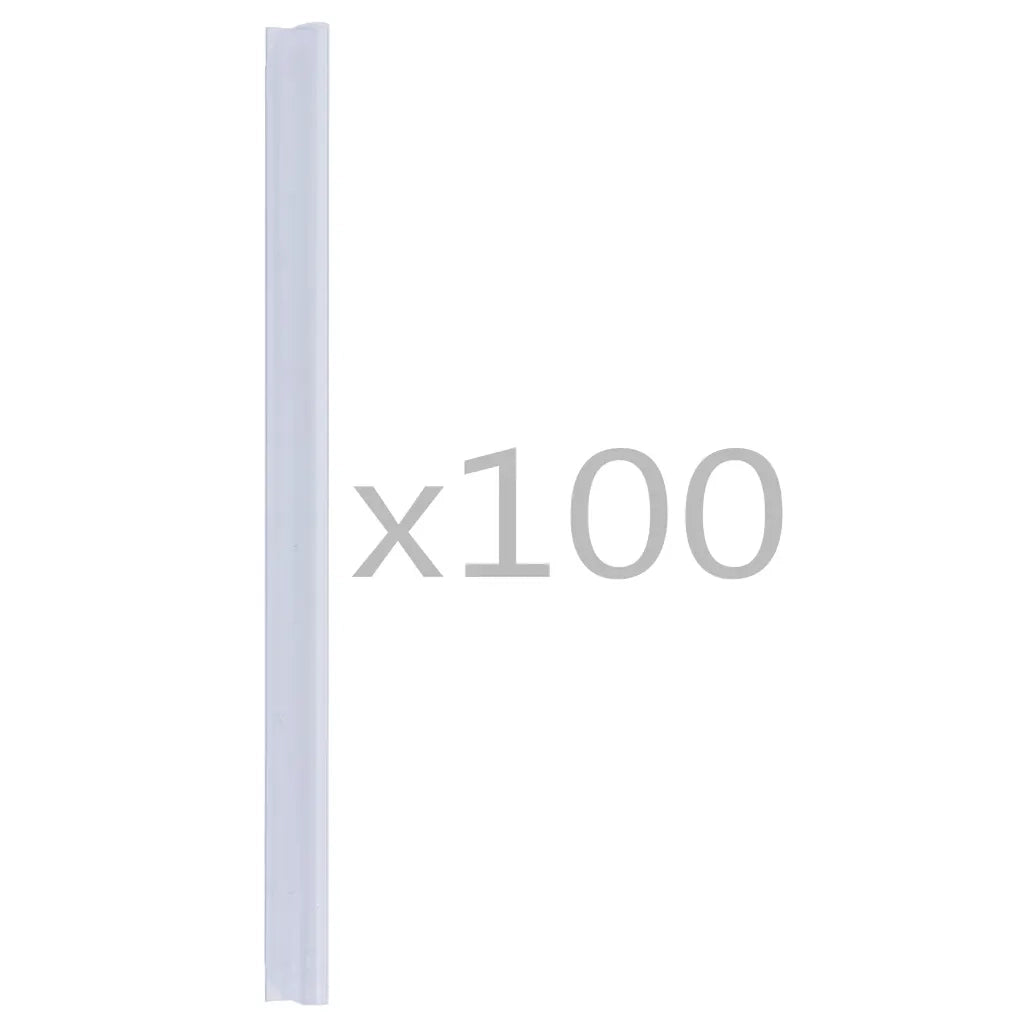 Clip per Strisce Recinzioni 100 pz in PVC Trasparente CFW7929207