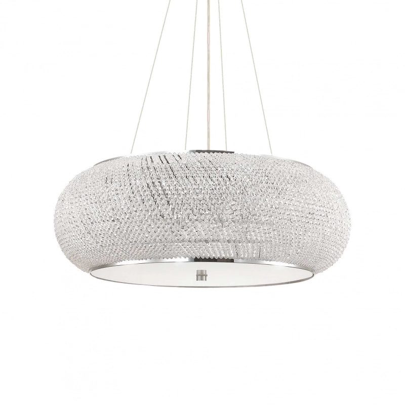Lampada A Sospensione Pasha' Sp14 Cromo Ideal-Lux