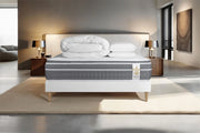 Pacchetto letto completo - Materasso 140x200cm + Box spring con doghe (kit) + 2 cuscini + Piumino - Trente PLUS