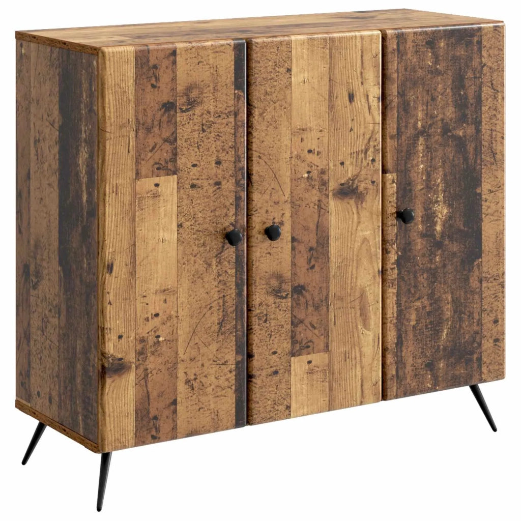 Credenza | Madia | Buffet da pranzo | Armadio da pranzo Legno antico 89 x 34,5 x 80 cm Legno ingegnerizzato