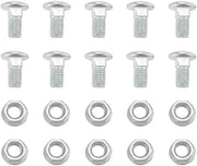 Set di viti 100 pezzi - Bucature/Avvitatori - M8x15mm - Adatto per cavi in ghiera - Materiale metallico - Resistente allo sfregamento/Regolabile - Materiale di fissaggio