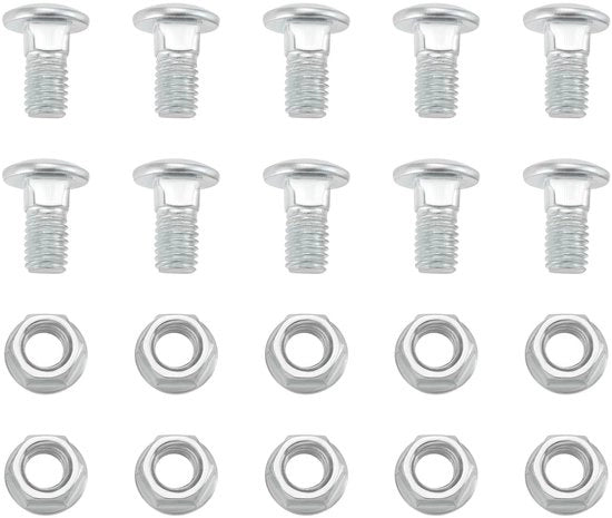 Set di viti 100 pezzi - Bucature/Avvitatori - M8x15mm - Adatto per cavi in ghiera - Materiale metallico - Resistente allo sfregamento/Regolabile - Materiale di fissaggio