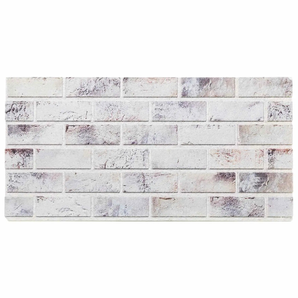 Pannelli da parete 10 pcs Grigio Chiaro e Nero 100 x 50 cm 42046104