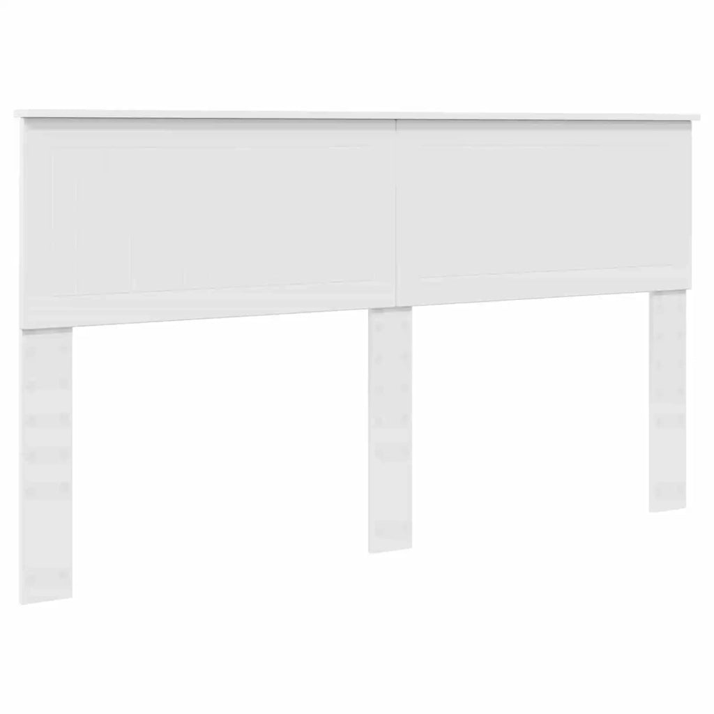 Struttura del letto-Giroletto-Rete del Letto Bianco 160 x 200 cm Legno Ingegnerizzato 224682