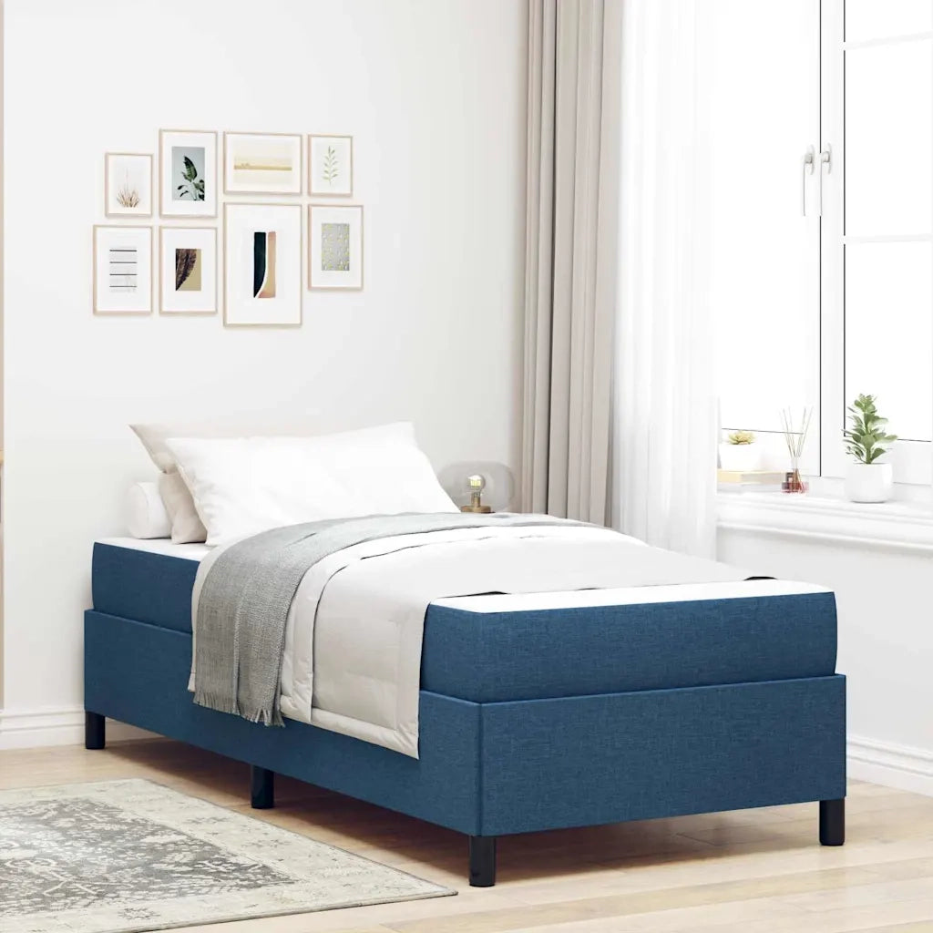 Letto a molle Blu 80 x 200 cm Tessuto 3398821