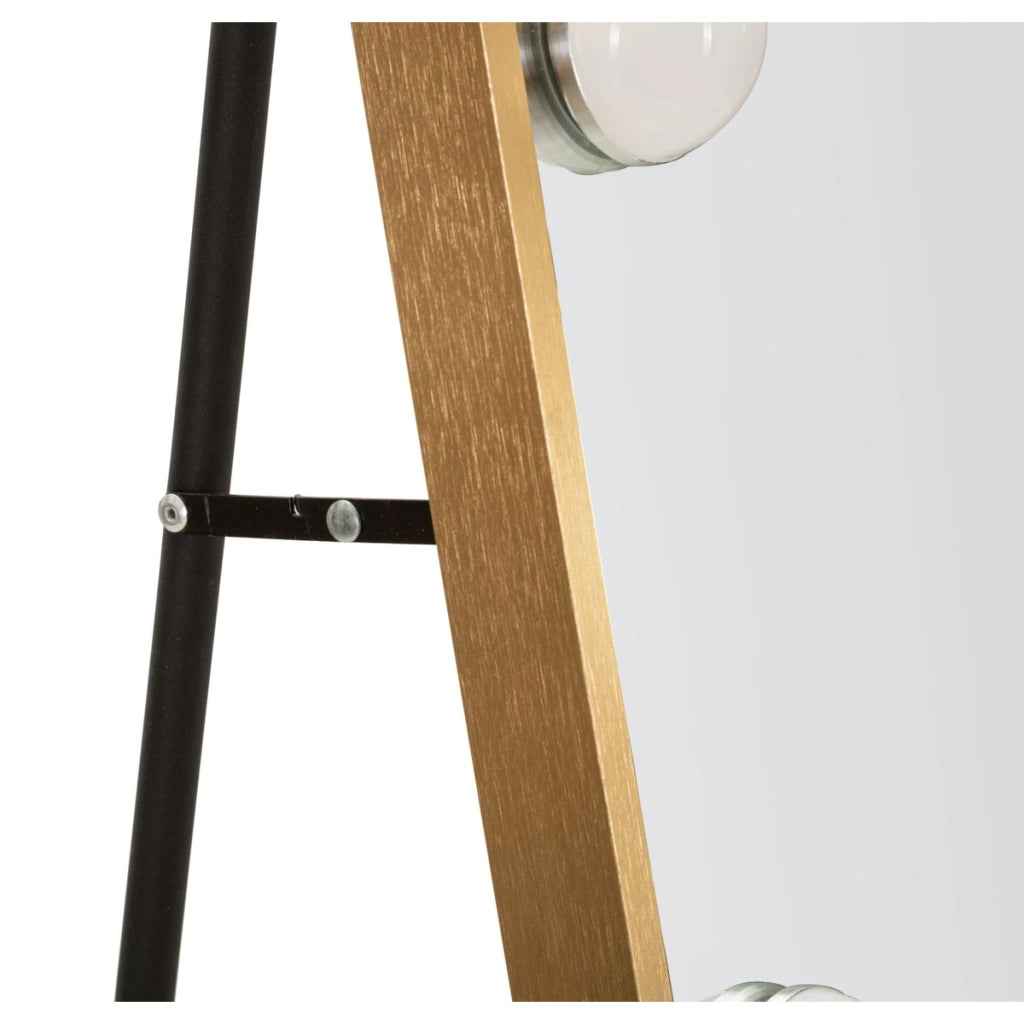 Specchio da Terra VKH1053, Oro, Vetro, 70x6x170 cm