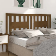 Testiera per Letto ambra 141x4x100 cm in Legno Massello di Pino 818668