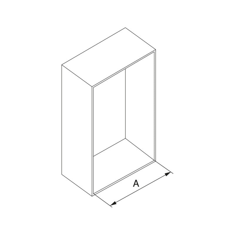 Kit di cassetto porta-scarpe estraibile per armadi Quartz, regolabile, modulo 600mm, Acciaio, alluminio e plastica, Ti..