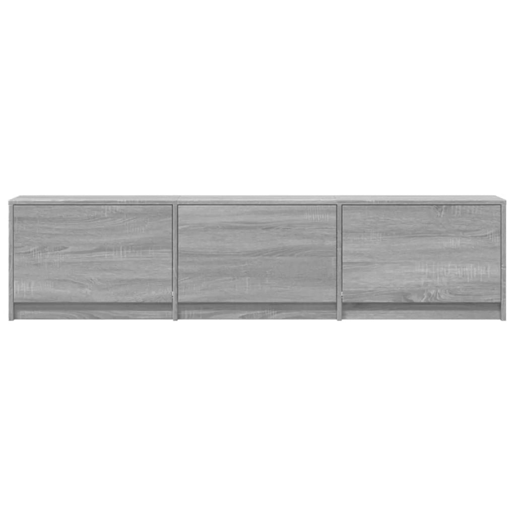 Mobile TV-Credenza per TV Grigio Sonoma 165 x 34 x 40 cm Legno multistrato