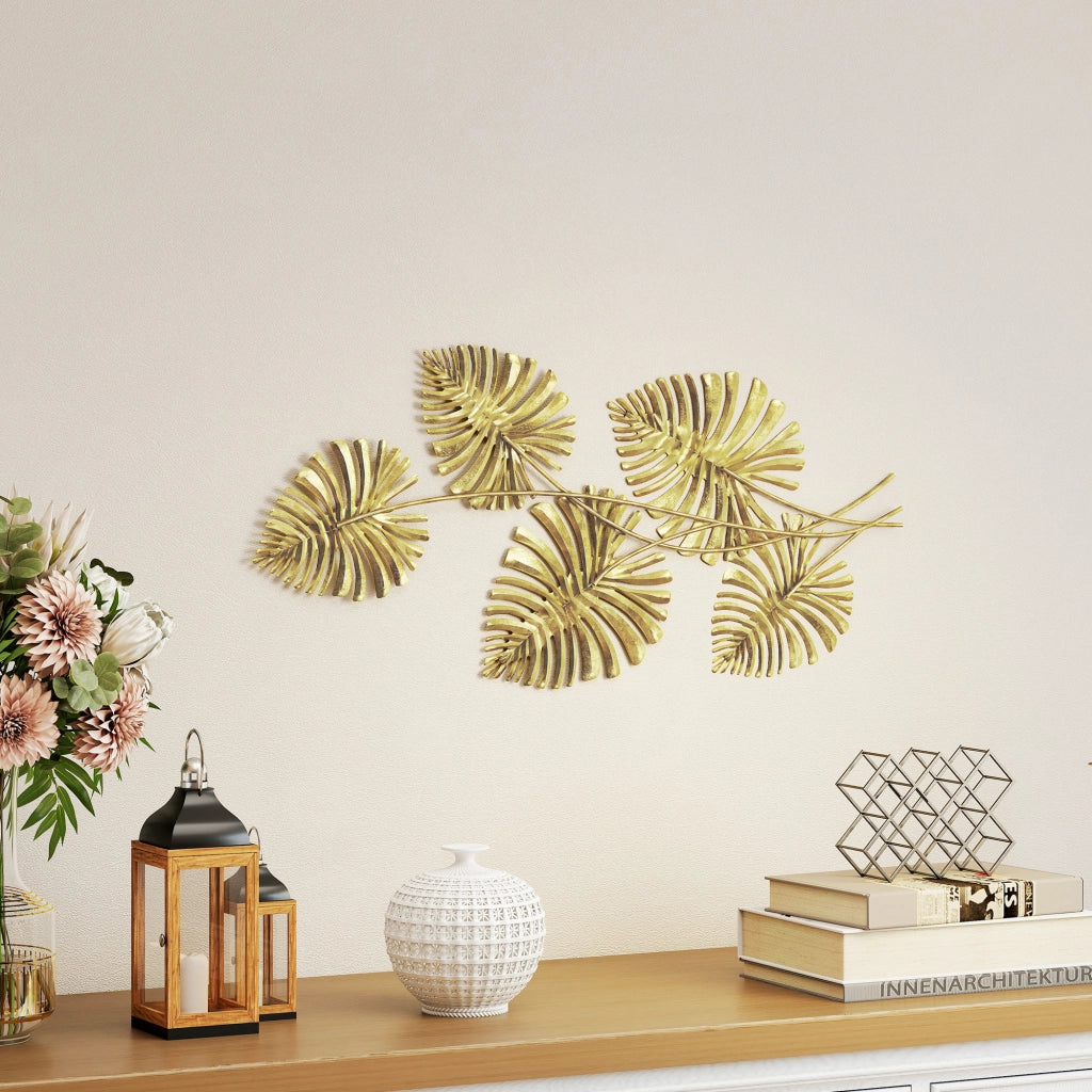 Decorazione Parete Foglia Oro ¨C Zephmum ¨C 50x30 cm