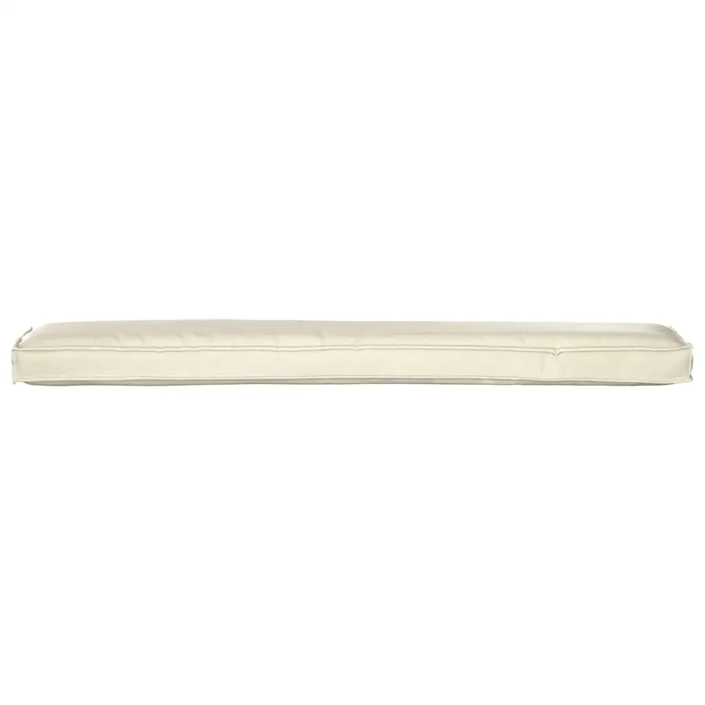 Cuscino per pallet Crema 200 x 40 x 8 cm Tessuto Oxford 42001680